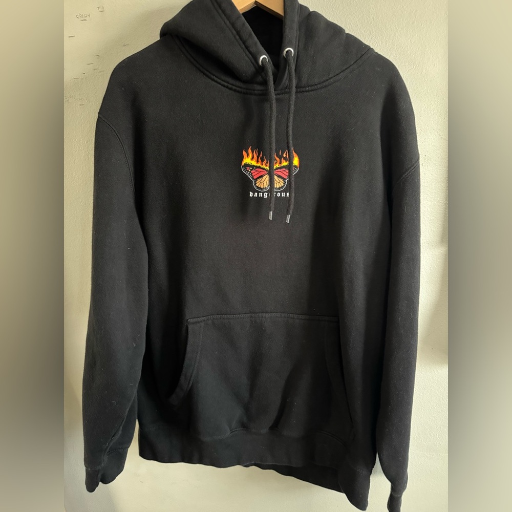 Eldon Dangerous butterfly hoodie size Large - Picture 2 of 7